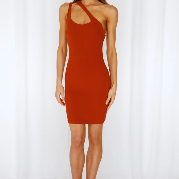 RUBY ROSES DRESS RUST | HelloMolly - Picture 4 of 4